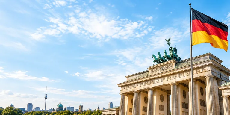 Berlin’de Brandenburg Kapısı